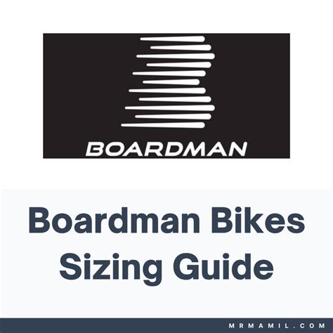 boardman size chart